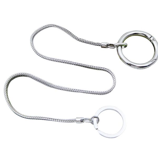 keychains 2021 long alloy keyring keychain chain hipster pant jean key wallet belt ring clip men's hiphop jewelry, Silver
keychains 2021 long alloy keyring keychain chain hipster pant jean key wallet belt ring clip men's hiphop jewelry, Silver