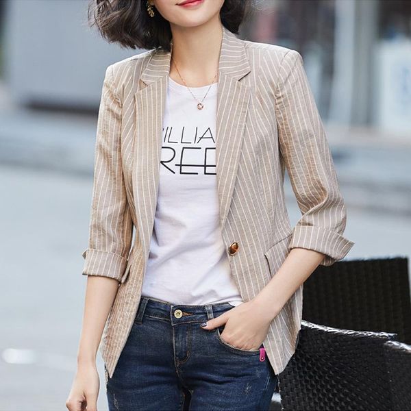 women's suits & blazers blazer mujer nice striped small suit female jacket spring summer tide retro short blouse bleser femenino, White;black
women's suits & blazers blazer mujer nice striped small suit female jacket spring summer tide retro short blouse bleser femenino, White;black
