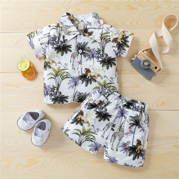 clothing sets 2pcs baby boys shirt shorts set,toddlers cartoon animal forest printing short sleeve lapel +short trousers set,0-2years, White
clothing sets 2pcs baby boys shirt shorts set,toddlers cartoon animal forest printing short sleeve lapel +short trousers set,0-2years, White