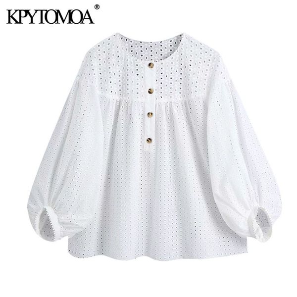 women fashion hollow out embroidery blouses vintage o neck lantern sleeve female shirts blusas chic 210416, White
women fashion hollow out embroidery blouses vintage o neck lantern sleeve female shirts blusas chic 210416, White