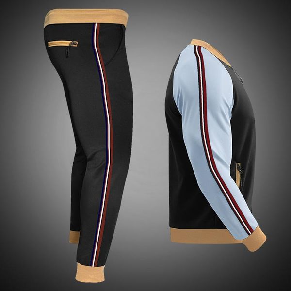 men's hoodies & sweatshirts 2021 foreign trade sports jacket suit youth fashion retro color matching two-piece, Black
men's hoodies & sweatshirts 2021 foreign trade sports jacket suit youth fashion retro color matching two-piece, Black