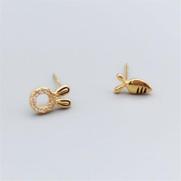 stud arrival creative asymmetry cute temperament 925 sterling silver jewelry radish crystal gold earrings se535, Golden;silver
stud arrival creative asymmetry cute temperament 925 sterling silver jewelry radish crystal gold earrings se535, Golden;silver