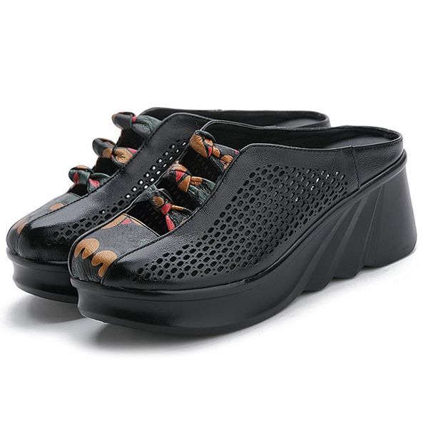 women's slippers with bow black cutout genuine leather shoes casual platform fashion summer red wedge
women's slippers with bow black cutout genuine leather shoes casual platform fashion summer red wedge