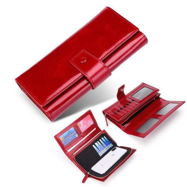 blue/red color real leather women long money collection wallets sparkling genuine ladies mini card purse, Red;black
blue/red color real leather women long money collection wallets sparkling genuine ladies mini card purse, Red;black