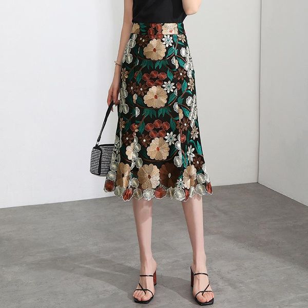 skirts summer arrival high waist slimming embroidered lace skirt all-match casual plus size women fishtail, Black
skirts summer arrival high waist slimming embroidered lace skirt all-match casual plus size women fishtail, Black