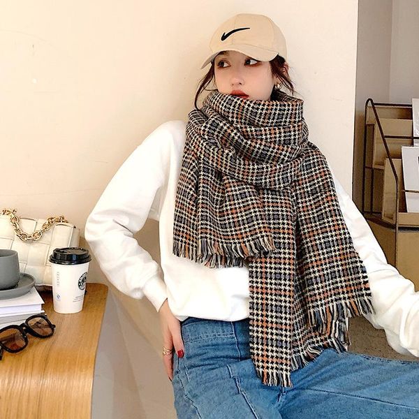 scarves 2021 striped winter scarf women cashmere paashmina warm shawls wraps femalethick tassel bufanda stole, Blue;gray
scarves 2021 striped winter scarf women cashmere paashmina warm shawls wraps femalethick tassel bufanda stole, Blue;gray