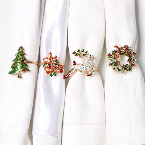 napkin rings 6pcs/lot christmas series elk garland tree bells ring button paper towel
napkin rings 6pcs/lot christmas series elk garland tree bells ring button paper towel