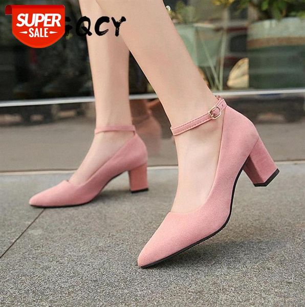 thick high heels shoes women pumps fashion pointed toe work buckle strap spring autumn office lady footwear #du9u, Black
thick high heels shoes women pumps fashion pointed toe work buckle strap spring autumn office lady footwear #du9u, Black
