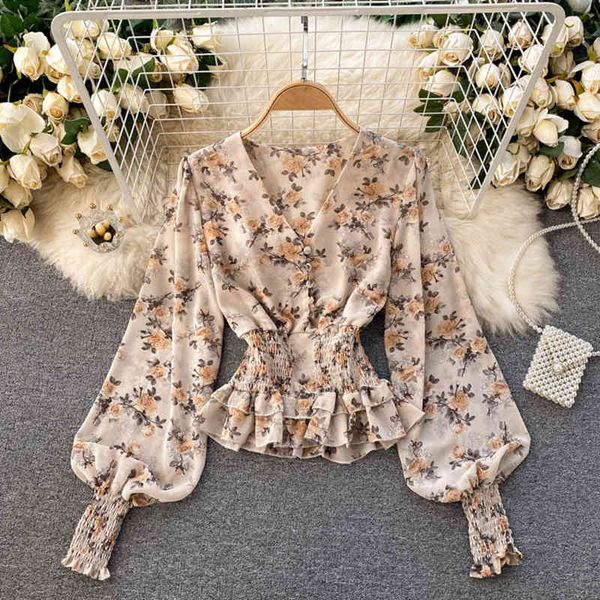 singreiny french sweet floral blouse women v neck puff sleeve elastic ruched blouses spring bohemian print vacation 210419, White
singreiny french sweet floral blouse women v neck puff sleeve elastic ruched blouses spring bohemian print vacation 210419, White
