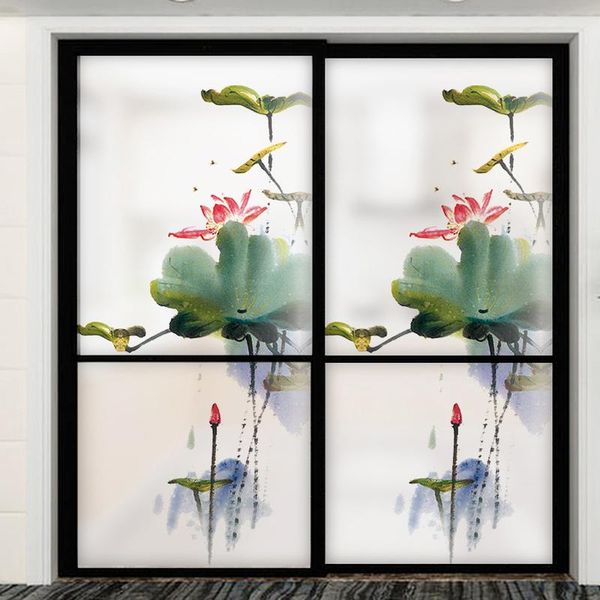 window stickers chinese landscape sticker lotus static glass stained opaque home office frosted films decor
window stickers chinese landscape sticker lotus static glass stained opaque home office frosted films decor
