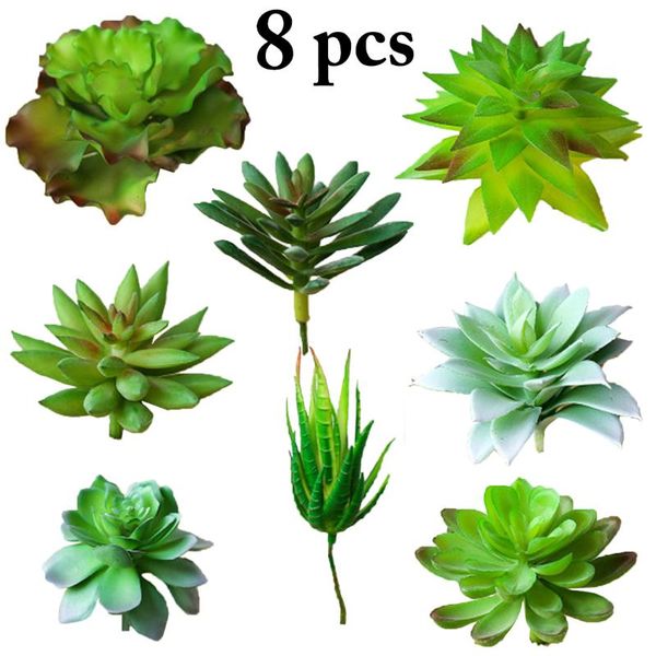 decorative flowers & wreaths 8pcs green artificial succulents plants for home garden decoration wedding wall flower arrangement bonsai fake
decorative flowers & wreaths 8pcs green artificial succulents plants for home garden decoration wedding wall flower arrangement bonsai fake