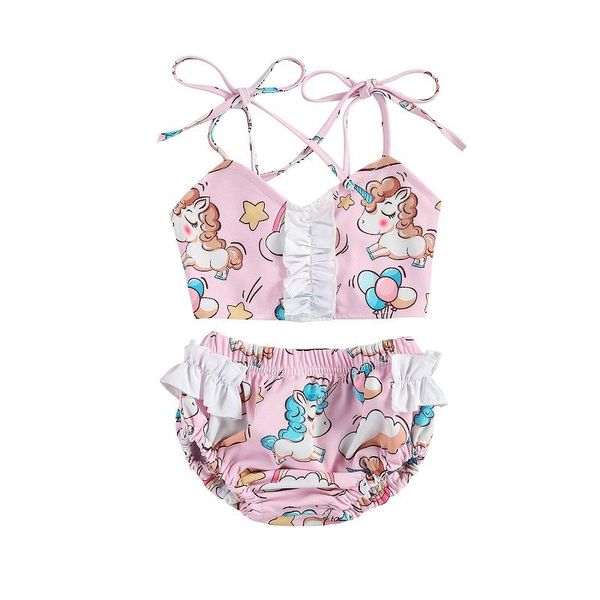 clothing sets summer kids baby girl cartoon print swimsuit sleeveless strap bikini set swimwear swimming bathing suit 6m-4y, White
clothing sets summer kids baby girl cartoon print swimsuit sleeveless strap bikini set swimwear swimming bathing suit 6m-4y, White