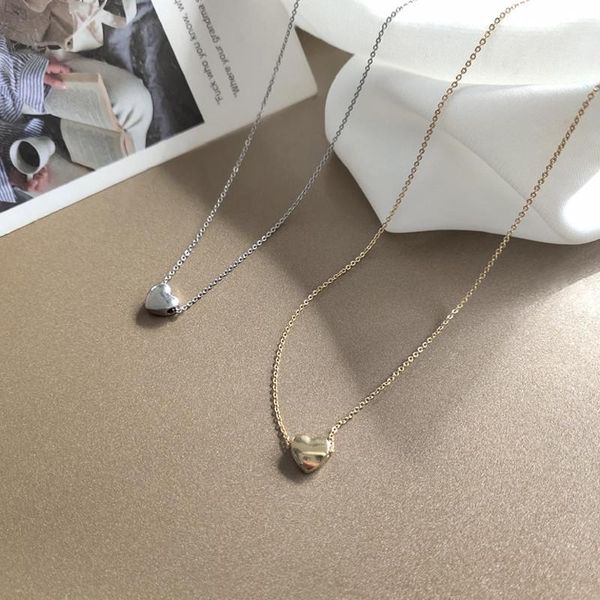 pendant necklaces fashion minimalist smooth heart shaped necklace gold silver color cute charm for women gift
pendant necklaces fashion minimalist smooth heart shaped necklace gold silver color cute charm for women gift
