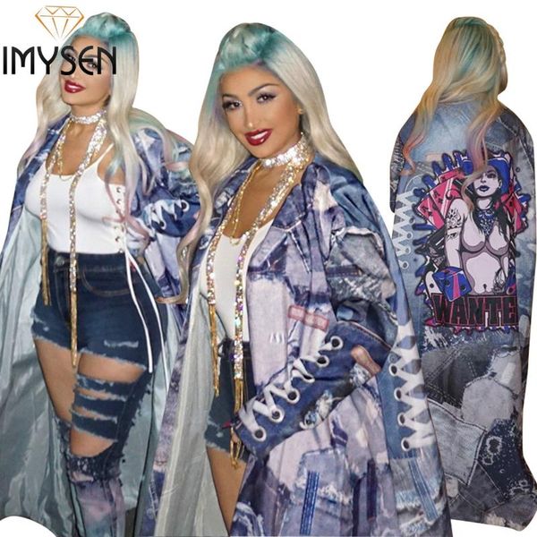 women's trench coats imysen spring autumn fashion cartoon printed cardigan women outwear long mlxlxxl female clothing, Tan;black
women's trench coats imysen spring autumn fashion cartoon printed cardigan women outwear long mlxlxxl female clothing, Tan;black