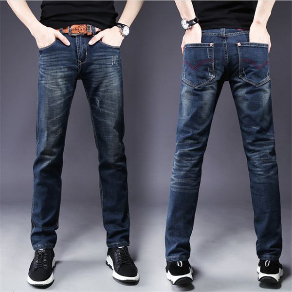 men's jeans autumn straight trend slim feet blue casual four seasons thin elastic holes men demin jeansgtd1 js1d
men's jeans autumn straight trend slim feet blue casual four seasons thin elastic holes men demin jeansgtd1 js1d