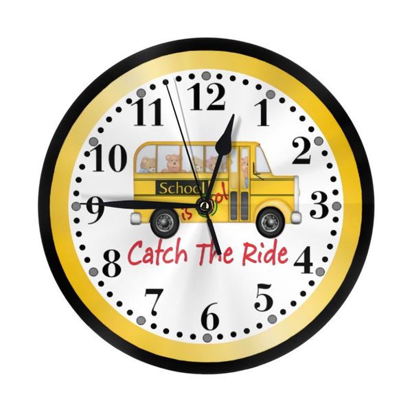 wall clocks school bus round clock 10 inch silent non ticking battery operated for living room kitchen bedroom office
wall clocks school bus round clock 10 inch silent non ticking battery operated for living room kitchen bedroom office