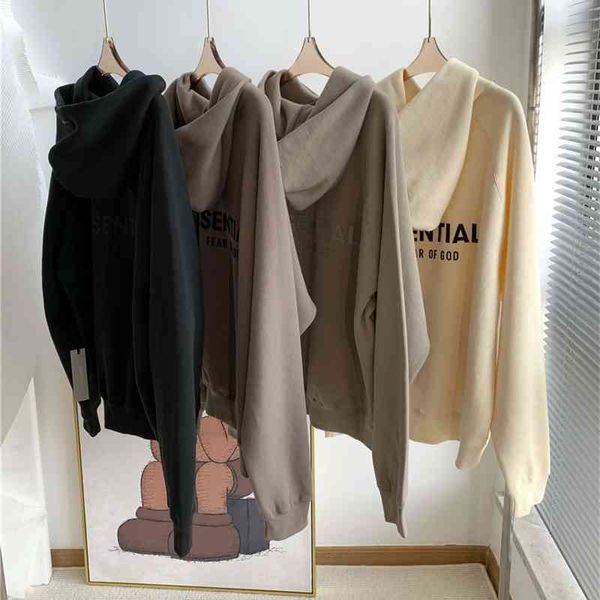 real 21 new season quality limited f0g double line ess letter couple four-color high street plush os hooded sweater, Black
real 21 new season quality limited f0g double line ess letter couple four-color high street plush os hooded sweater, Black