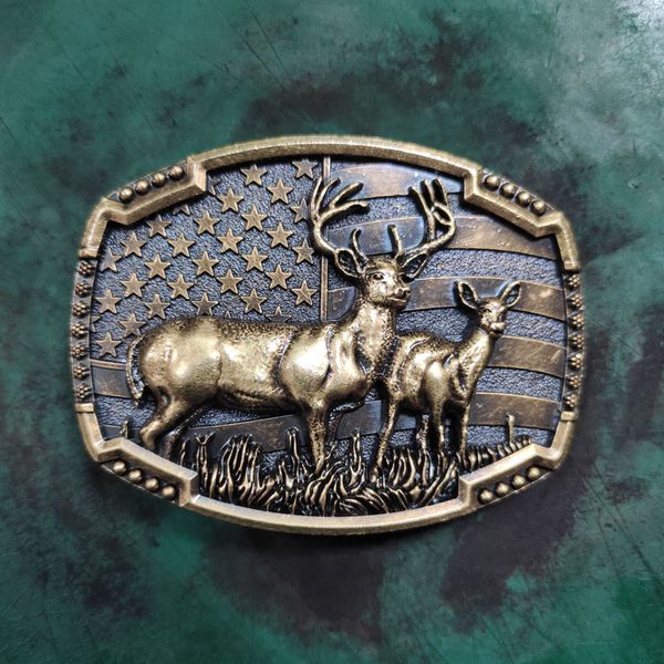 1 pcs animal deer men's western cowboy metal belt buckle fit 4cm wide belts hebillas cinturon, Slivery;black
1 pcs animal deer men's western cowboy metal belt buckle fit 4cm wide belts hebillas cinturon, Slivery;black