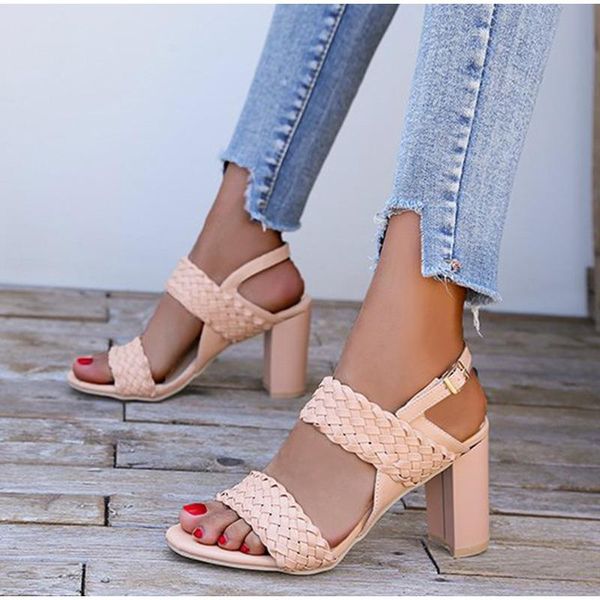 dress shoes women high heels sandals lattice open toe woman fashion buakle strap thick ladies sandalias plus size summer 2021, Black
dress shoes women high heels sandals lattice open toe woman fashion buakle strap thick ladies sandalias plus size summer 2021, Black