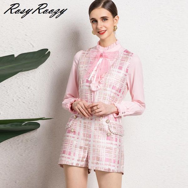 rosyroozy 2021 fashion full sleeve print shirt blouse shorts suit set women's tracksuits, Gray
rosyroozy 2021 fashion full sleeve print shirt blouse shorts suit set women's tracksuits, Gray