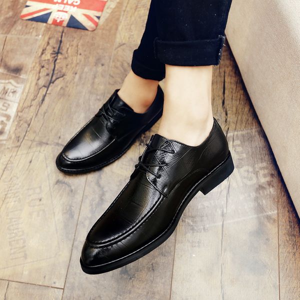 dress shoes men fashion oxford business leather soft casual breathable 's flats slip-on fcym, Black
dress shoes men fashion oxford business leather soft casual breathable 's flats slip-on fcym, Black