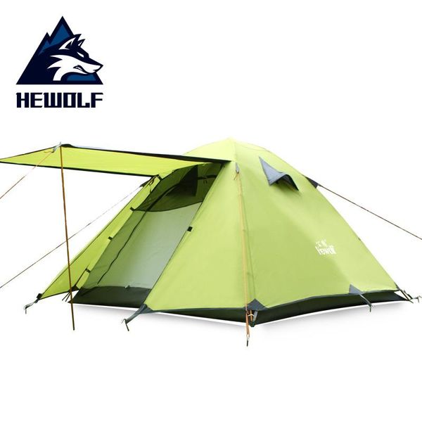 hewolf 3-4 persons camping tent double layer waterproof windproof door breathable aluminum pole four seasons tents and shelters
hewolf 3-4 persons camping tent double layer waterproof windproof door breathable aluminum pole four seasons tents and shelters