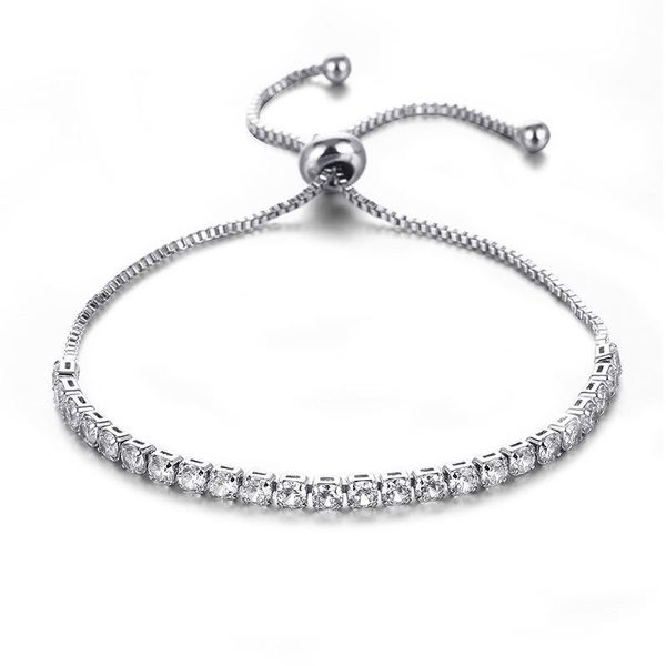 luxury round zircon silver adjustable bracelets simple geometry ladies tennis chain bracelet bangle jewelry gift charm, Golden;silver
luxury round zircon silver adjustable bracelets simple geometry ladies tennis chain bracelet bangle jewelry gift charm, Golden;silver