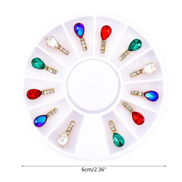 nail art decorations 875c shinning drop-shaped fashion 3d crystals diamonds with rotate disc for beauty decor craft jewelry diy, Silver;gold
nail art decorations 875c shinning drop-shaped fashion 3d crystals diamonds with rotate disc for beauty decor craft jewelry diy, Silver;gold