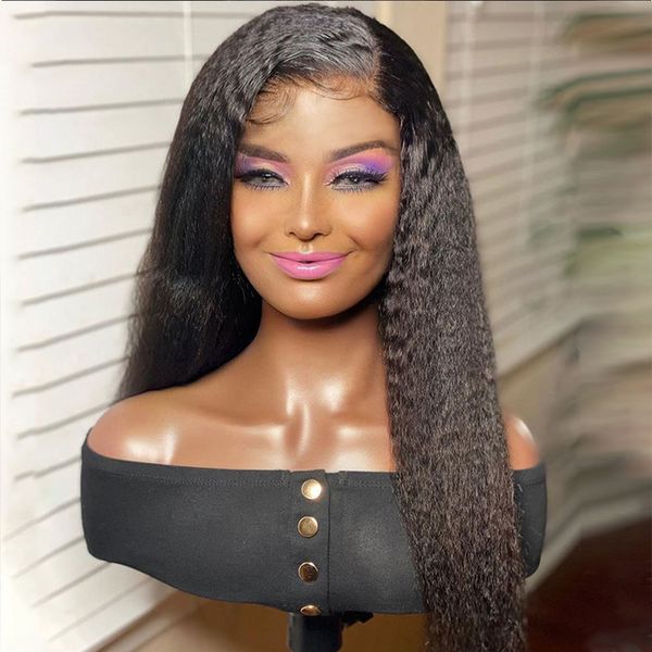9a kinky straight glueless lace front human hair wigs 13x4 pre plucked with baby hair brazilian virgin wig for black women blached knots, Black;brown
9a kinky straight glueless lace front human hair wigs 13x4 pre plucked with baby hair brazilian virgin wig for black women blached knots, Black;brown