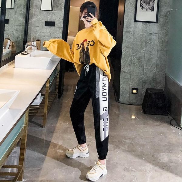 women's pants & capris summer loose women casual style letter print patchwork korean high-waisted ankle-length harem 1 rzan, Black;white
women's pants & capris summer loose women casual style letter print patchwork korean high-waisted ankle-length harem 1 rzan, Black;white