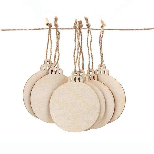 christmas decorations 50pcs diy craft wooden round bauble with twines to paint, unfinished hanging ornaments natural blank wood discs
christmas decorations 50pcs diy craft wooden round bauble with twines to paint, unfinished hanging ornaments natural blank wood discs