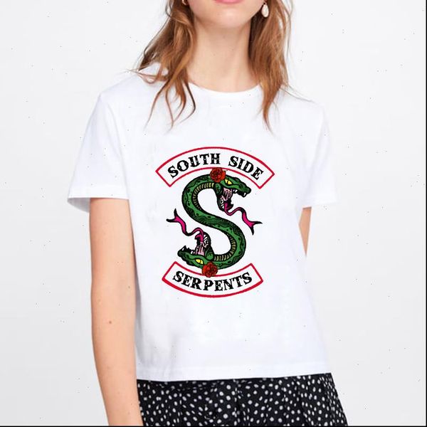 riverdale t shirt women summer printed south side serpents harajuku ullzang snake print, White
riverdale t shirt women summer printed south side serpents harajuku ullzang snake print, White