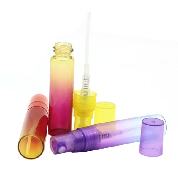 50pcs/lot 5ml portable clear glass refillable perfume bottle with spray rainbow colors empty parfum cosmetic vials atomizer
50pcs/lot 5ml portable clear glass refillable perfume bottle with spray rainbow colors empty parfum cosmetic vials atomizer