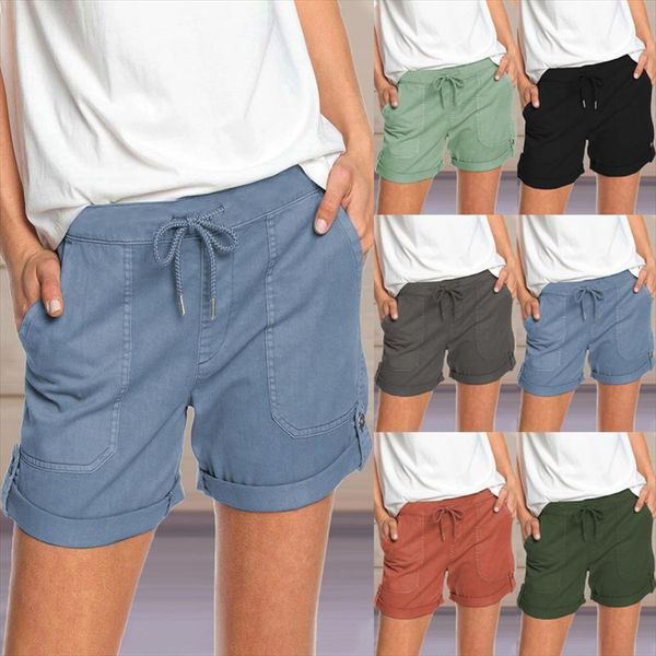 comfy drawstring splice sports summer womens shorts fashion casual elastic waist pocketed loose plus size femmen, White;black
comfy drawstring splice sports summer womens shorts fashion casual elastic waist pocketed loose plus size femmen, White;black