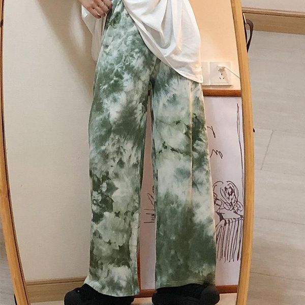 nicemix harajuku streetwear tie dye women capris elastic waist beam leg casual sweater summer european and american womens clothing, Black;white
nicemix harajuku streetwear tie dye women capris elastic waist beam leg casual sweater summer european and american womens clothing, Black;white
