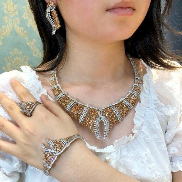 earrings & necklace kellybola zricon jewelry customized luxury bracelet ring set for women bridal wedding banquet, Silver
earrings & necklace kellybola zricon jewelry customized luxury bracelet ring set for women bridal wedding banquet, Silver