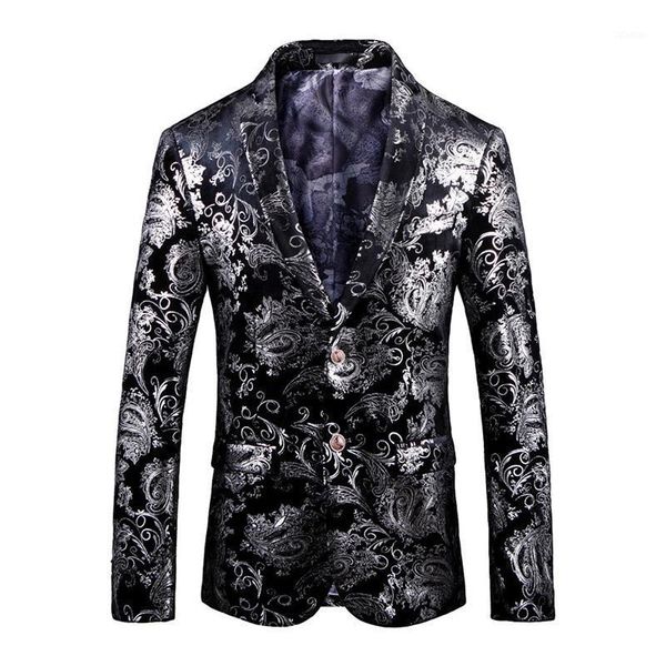stage costumes mens sing breasted two button blazer jacket 2021 fashion gold floral printed suit men party dance perform men's suits &, White;black
stage costumes mens sing breasted two button blazer jacket 2021 fashion gold floral printed suit men party dance perform men's suits &, White;black