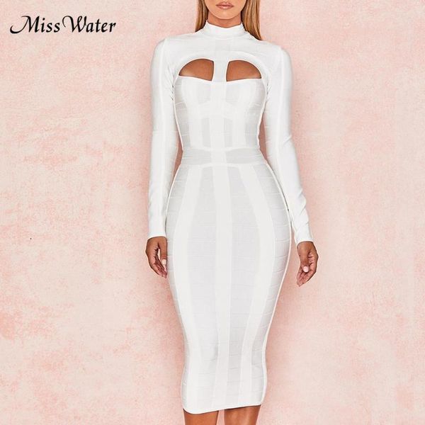 casual dresses miss water est celebrity party bodycon bandage dress women long sleeve o-neck hollow out nightclub vestidos, Black;gray
casual dresses miss water est celebrity party bodycon bandage dress women long sleeve o-neck hollow out nightclub vestidos, Black;gray
