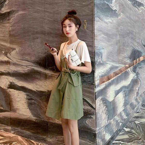 two piece dress white and spagetti strap suits for women summer 2pcs set short sleeve tshirt + button irregular belt dresses outfits
two piece dress white and spagetti strap suits for women summer 2pcs set short sleeve tshirt + button irregular belt dresses outfits
