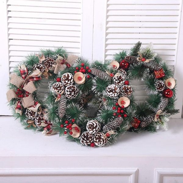 decorative flowers & wreaths 40cm christmas wreath door hanging decorations home party decor pendant garland happy year 2022 xmas front orna
decorative flowers & wreaths 40cm christmas wreath door hanging decorations home party decor pendant garland happy year 2022 xmas front orna