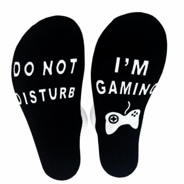 men's socks neutral letters i'm gaming printing b models non-slip family casual cotton adult, Black
men's socks neutral letters i'm gaming printing b models non-slip family casual cotton adult, Black