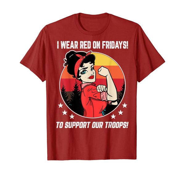 I Wear Red On Fridays Tees For Military Women Mom Wife T-Shirt, Mainly pictures
I Wear Red On Fridays Tees For Military Women Mom Wife T-Shirt, Mainly pictures
