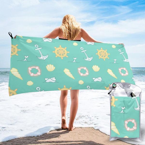 quick drying pocket towel mint sailing anchors pattern portable water absorbent no pilling sports bath
quick drying pocket towel mint sailing anchors pattern portable water absorbent no pilling sports bath