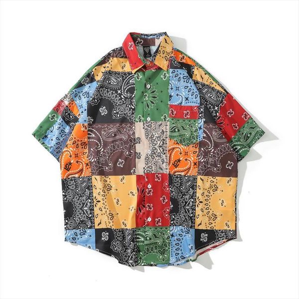 paisley bandana check printed man men short sleeve hawaiian blusas feminina summer clothes dropshipping, White;black
paisley bandana check printed man men short sleeve hawaiian blusas feminina summer clothes dropshipping, White;black