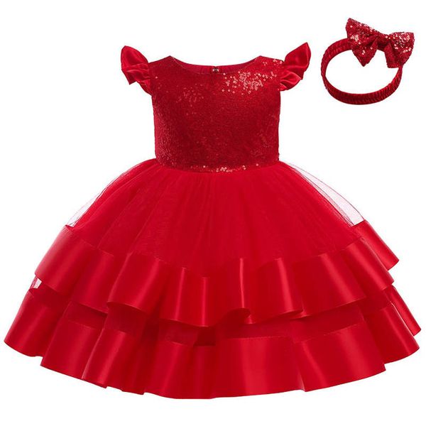 girls dresses children clothing kids clothes 1st birthday dress for baby girl princess christmas lace sequin formal party bows headbands 2pc, Red;yellow
girls dresses children clothing kids clothes 1st birthday dress for baby girl princess christmas lace sequin formal party bows headbands 2pc, Red;yellow