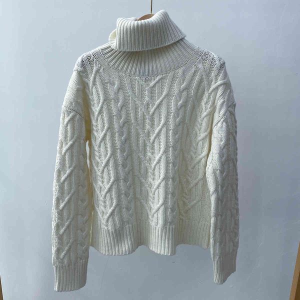 sweaters women's twist sweater four colors turtleneck simple 100% cashmere female knit jumpers, White;black
sweaters women's twist sweater four colors turtleneck simple 100% cashmere female knit jumpers, White;black