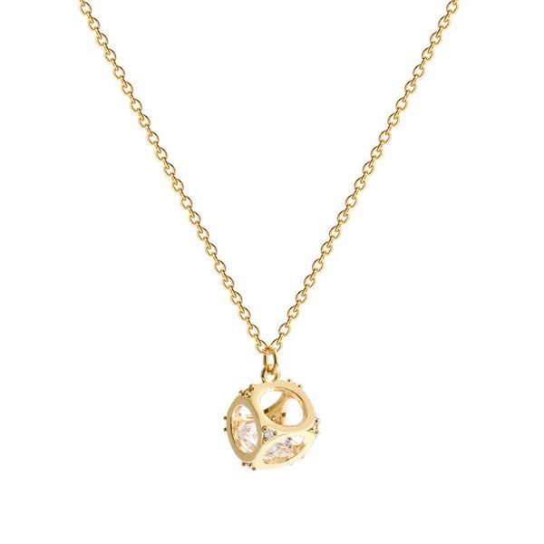 chains carved cubic zircon necklace for women rose gold plated choker daily jewelry, Silver
chains carved cubic zircon necklace for women rose gold plated choker daily jewelry, Silver