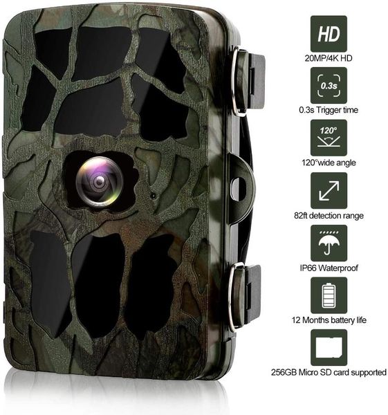 outdoor 20mp 4k 1080p hd support 256gb infrared wildlife camera hunting game cam night vision ip66 waterproof 0.3s trigger time cameras
outdoor 20mp 4k 1080p hd support 256gb infrared wildlife camera hunting game cam night vision ip66 waterproof 0.3s trigger time cameras