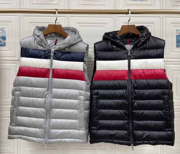 monclair flocking logo down jacket men and women france tide brand cotton vest hooded drawstring vests001, Black
monclair flocking logo down jacket men and women france tide brand cotton vest hooded drawstring vests001, Black