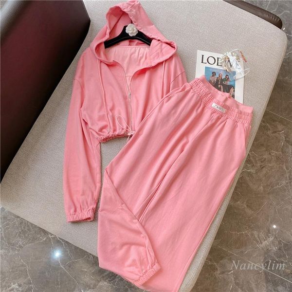 women's two piece pants sportwear 3 sets for women 2021 autumn vest + hooded jacket high waist elastic lady outfits student, White
women's two piece pants sportwear 3 sets for women 2021 autumn vest + hooded jacket high waist elastic lady outfits student, White